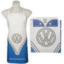 Volkswagen VW T1 Bulli Blau Schürze aus Baumwolle