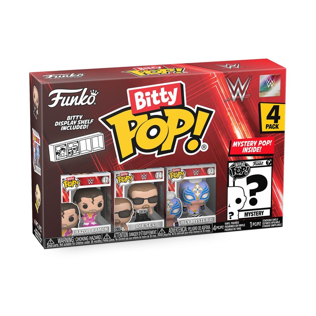 Bitty POP! WWE Razor Ramon 4-Pack 99 9,5x14cm